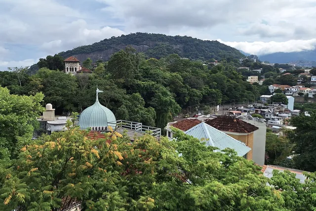 Vista de Santa Teresa desde el mirador del Museu Chácara do Céu