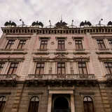 La fachada del Palácio do Catete, sede del Museu da República