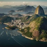 La Praia Vermelha a los pies del morro del Pão de Açúcar