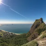 Vista desde lo alto de la Pedra Bonita