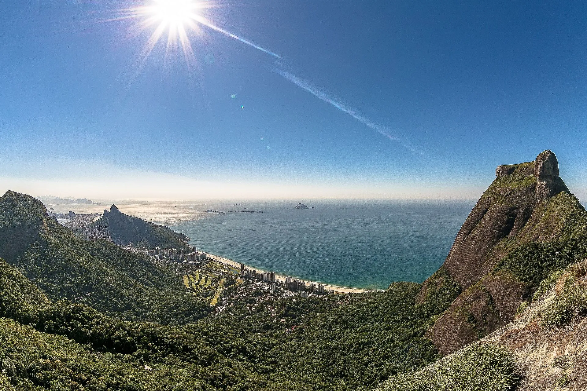 Vista desde lo alto de la Pedra Bonita