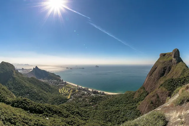 Vista desde lo alto de la Pedra Bonita