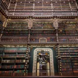 La sala de lectura del Real Gabinete Português de Leitura
